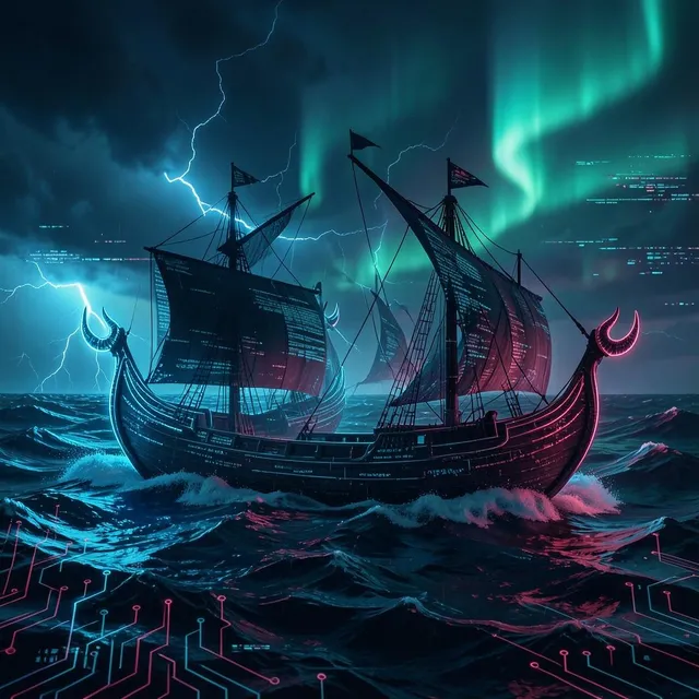 Null Realm Viking Core by Emory Indigo — Nordic Bass Dark cover art on WeavyAudio