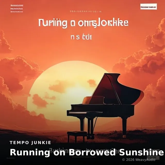 Running on Borrowed Sunshine – Tempo Junkie, okładka