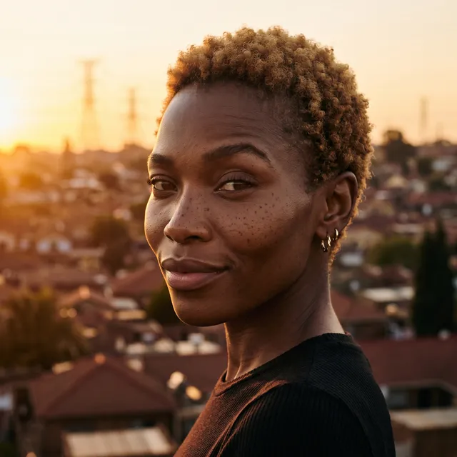Sunrise Over Soweto – Thando Skies, okładka