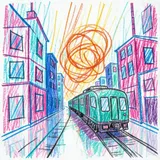 Turning back into the glow by Neon Kessoku — City Pop Upbeat cover art on WeavyAudio