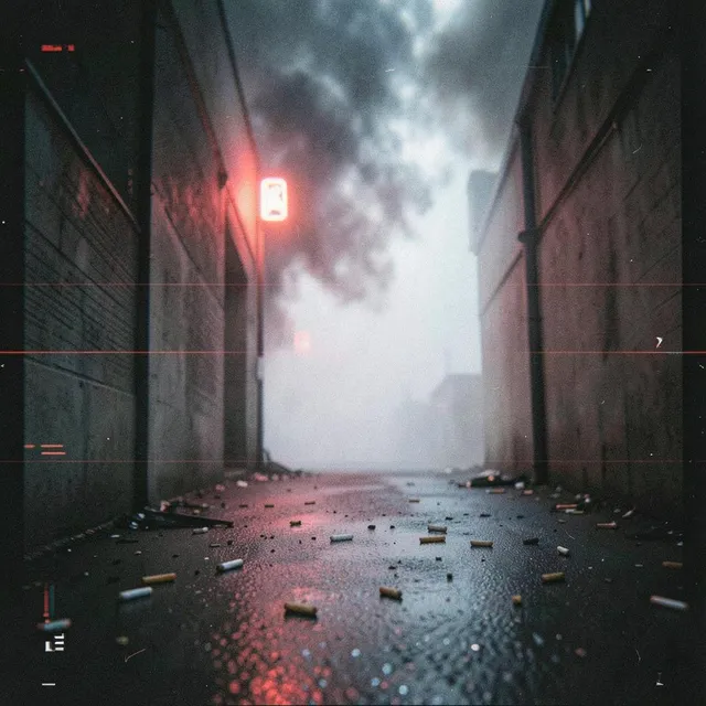 Popiół w gardle – Blask & Smog, okładka