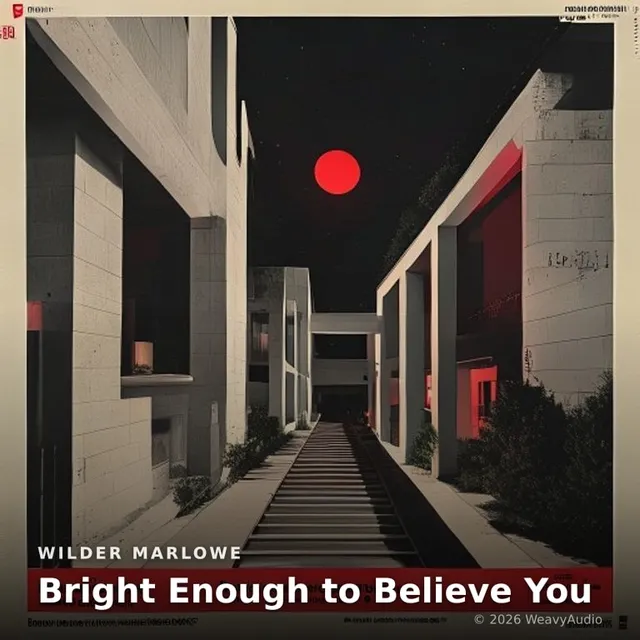 Bright Enough to Believe You – Wilder Marlowe, okładka