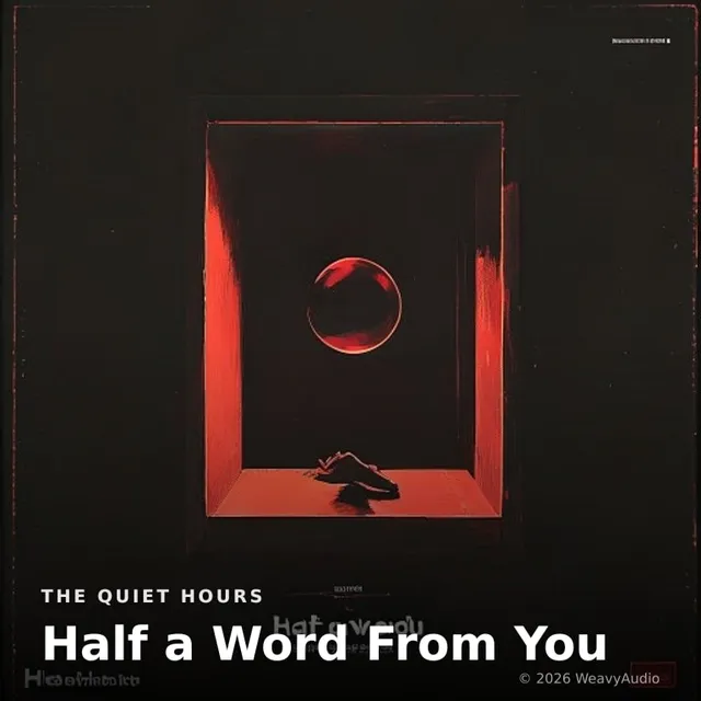 Half a Word From You – The Quiet Hours, okładka