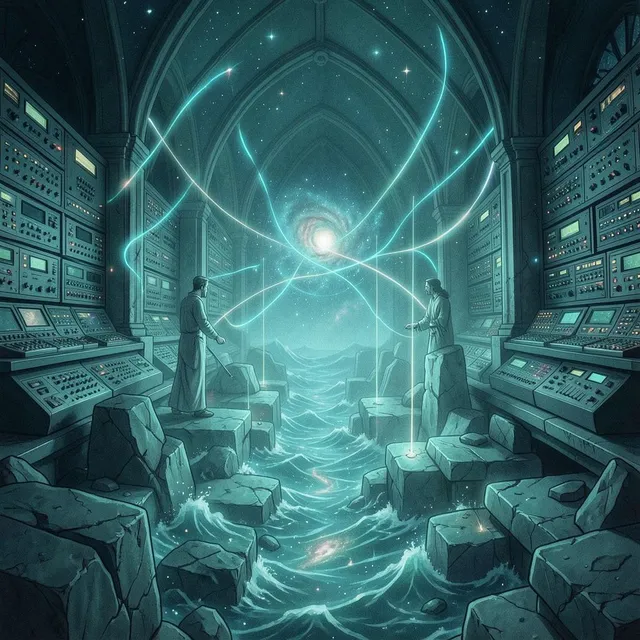 Cosmic Initiation 2 by Krystian & Mela — Synth-Pop Confident cover art on WeavyAudio