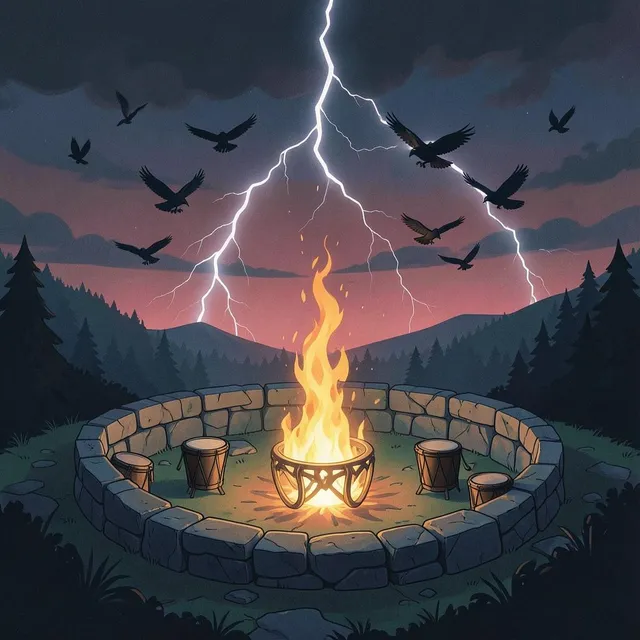Thunder of the Forgotten Gods – Nordic Bass, okładka