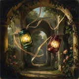 Lantern Dance of Three – Pocket Dragons, okładka