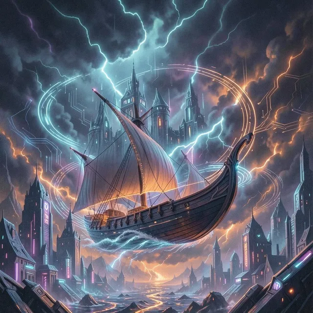 Skyforge Protocol 2 – Ivory Current, okładka