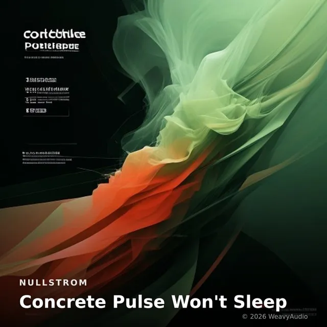 Concrete Pulse Won't Sleep – Nullstrom, okładka