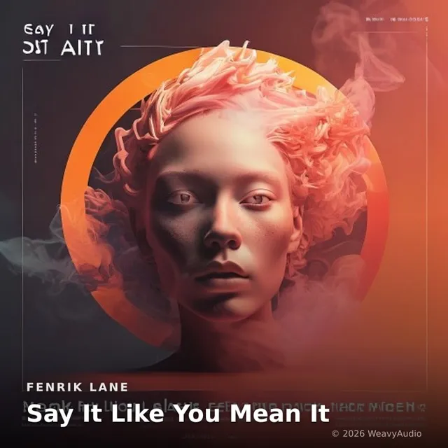Say It Like You Mean It – Fenrik Lane, okładka