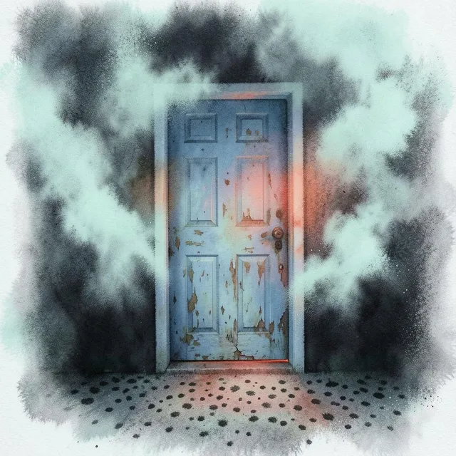 Queue Outside the Blue Door – Zola Ndevu, okładka