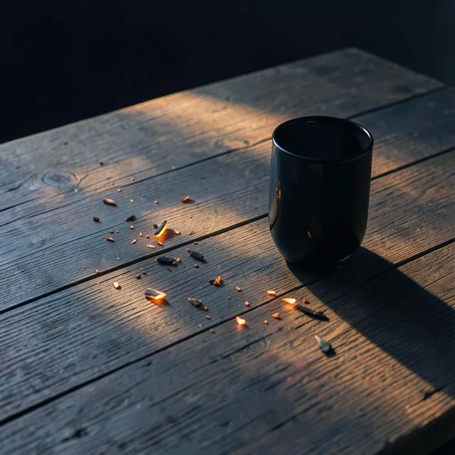 Night Terrace – Ember & Oak, okładka