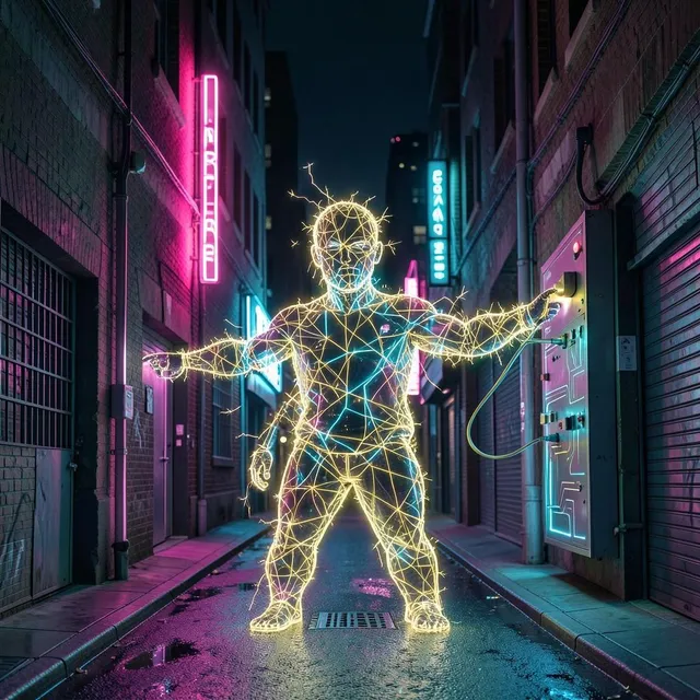 Neon Short-Circuit – Fred, okładka