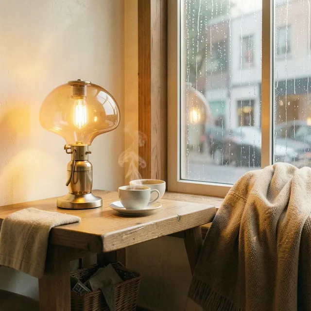 Warm Table Light – Petal Row, okładka