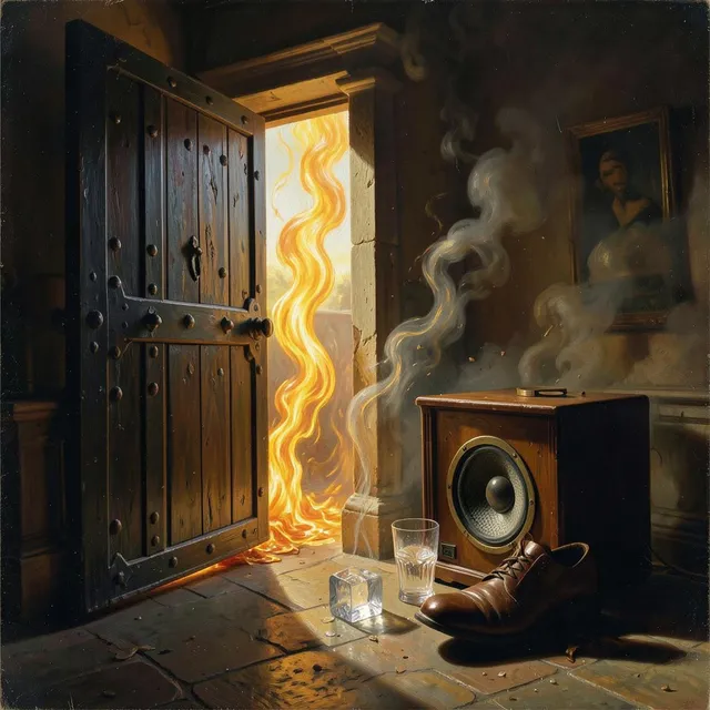 Amber cutting through the iron door 3 – DJ Solano, okładka