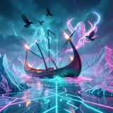 Frostcode Ragnarøk 2 by Gilded Horizon — Nordic Bass Dark cover art on WeavyAudio