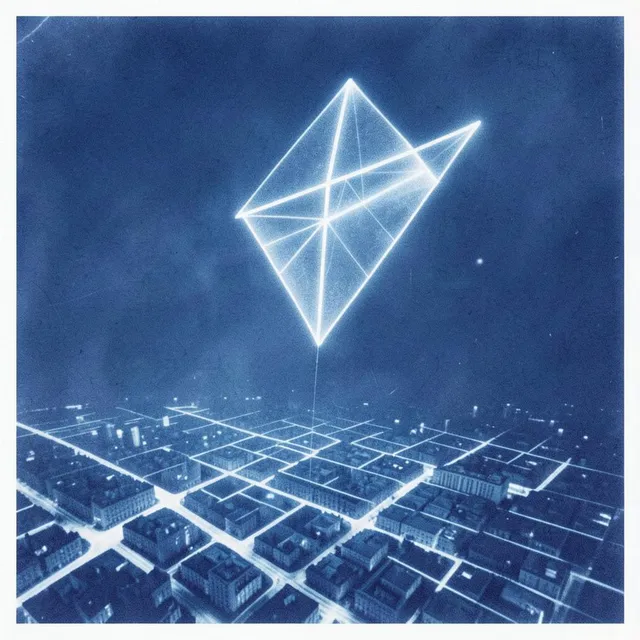 Neon Wireframe by The Golden Kites — Pop Upbeat cover art on WeavyAudio