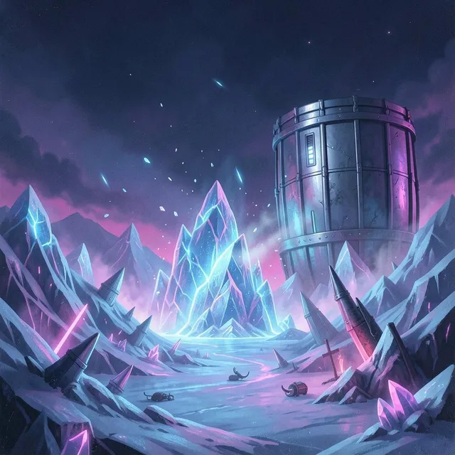 War Drums of the Cyber Frost – Isolde Indigo, okładka