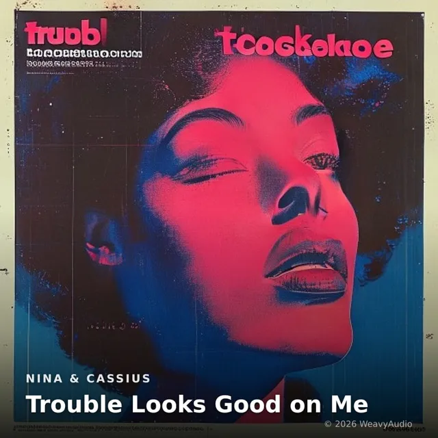 Trouble Looks Good on Me – Nina & Cassius, okładka