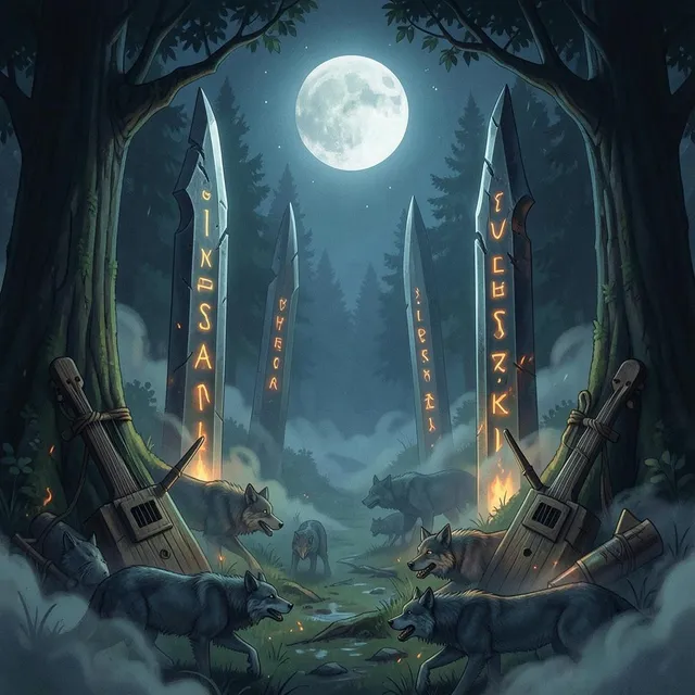Blade of the Old Gods – Nordic Bass, okładka
