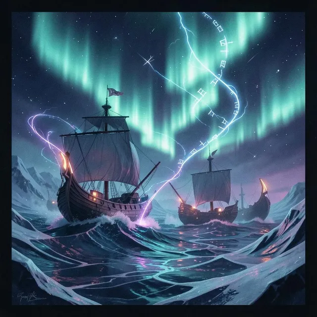 Eternal Rune Overdrive – Neon Horizon, okładka