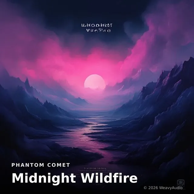 Midnight Wildfire – Phantom Comet, okładka
