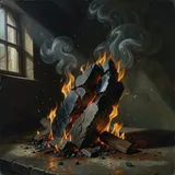 Lost in the spark, lost in the flame by Della Zephyr — House Dark cover art on WeavyAudio