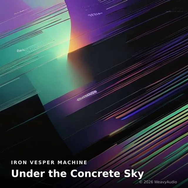 Under the Concrete Sky – Iron Vesper Machine, okładka