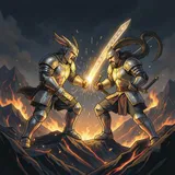 The Fire and the Sword by Nadia Halcyon — Nordic Bass Energetic cover art on WeavyAudio