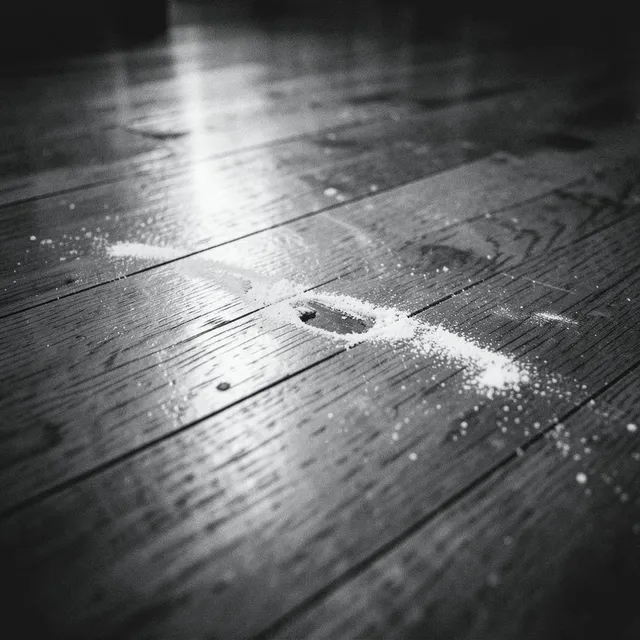 Three a.m. and the chalk on the floor 2 – DJ Voss, okładka