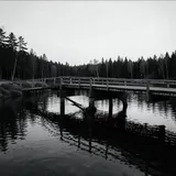 Bridges Burn Amber Gold by The Hollow Pines — Nu-Jazz Mellow cover art on WeavyAudio