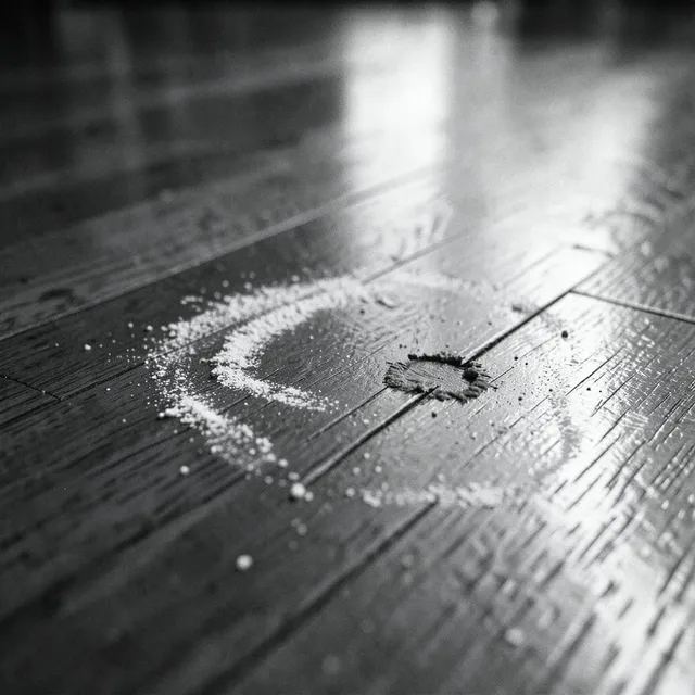 Three a.m. and the chalk on the floor 3 – DJ Voss, okładka