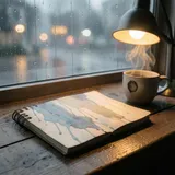 Notebook Full of Rain 2 by Miso & Tenpin — Lo-Fi Mellow cover art on WeavyAudio