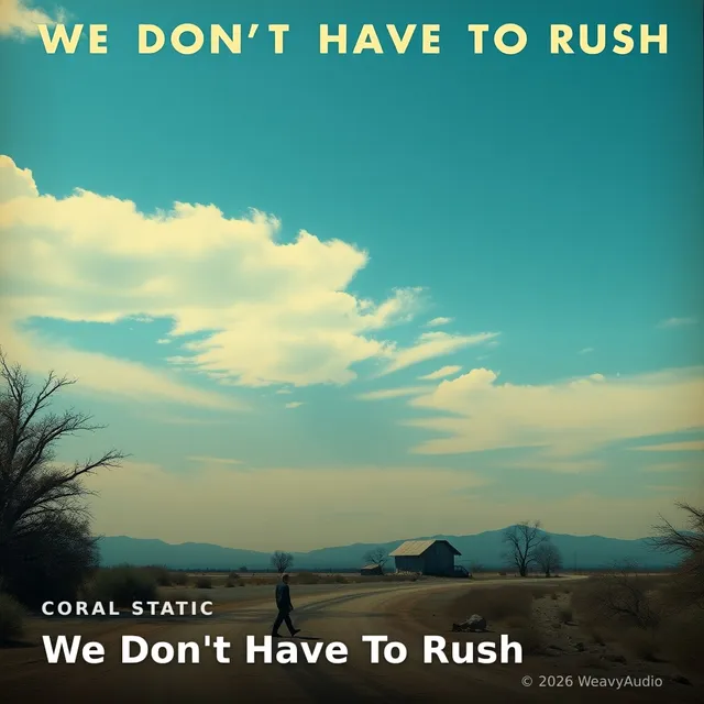 We Don't Have To Rush – Coral Static, okładka