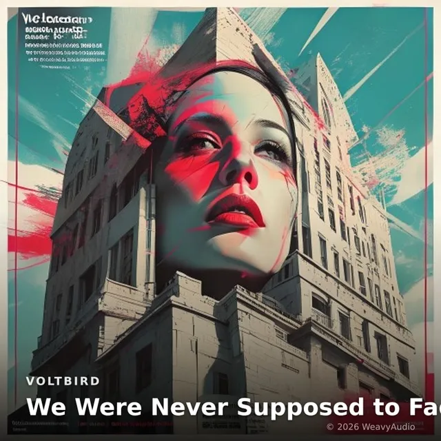 We Were Never Supposed to Fade – Voltbird, okładka