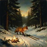 Zimowy wiatr wieje przez las — Smok Felek i Przyjaciele cover art