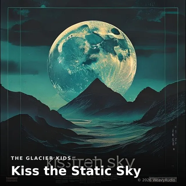 Kiss the Static Sky – The Glacier Kids, okładka