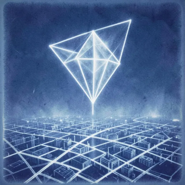 Neon Wireframe 2 by The Golden Kites — Pop Upbeat cover art on WeavyAudio