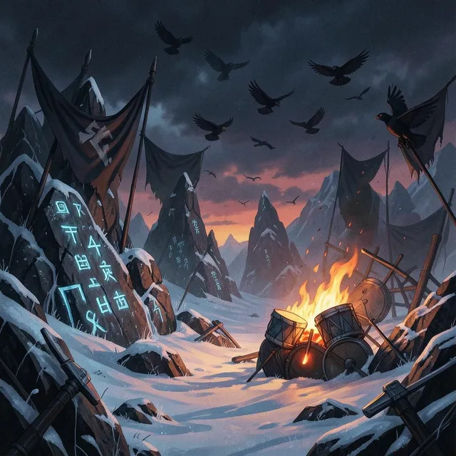 Blood of the North – Yung Ferox, okładka