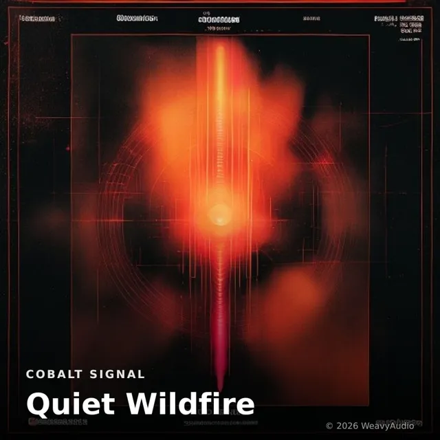 Quiet Wildfire – Cobalt Signal, okładka