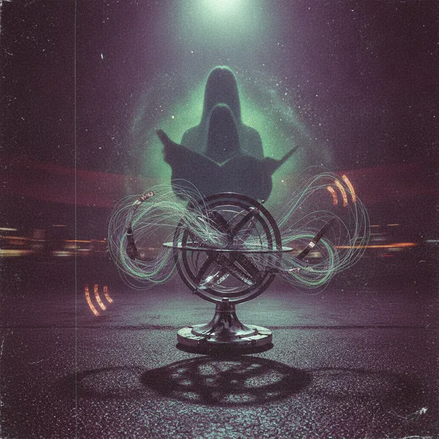 Invisible threads connect me to the night – DJ Malvado, okładka
