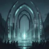 The Last God in the Machine by Velvet Willow — Nordic Bass Dark cover art on WeavyAudio