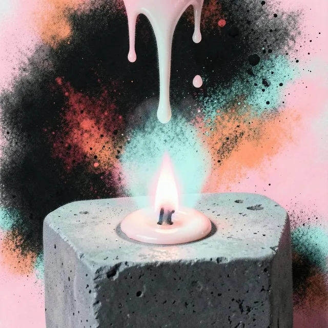 Zimny beton, stary wosk – Blitz Storm, okładka