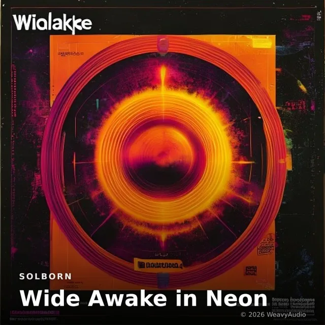 Wide Awake in Neon – Solborn, okładka