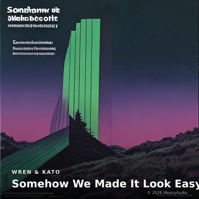 Somehow We Made It Look Easy – Wren & Kato, okładka