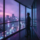 Penthouse Skyline Tiny by Fred — Pop Upbeat cover art on WeavyAudio