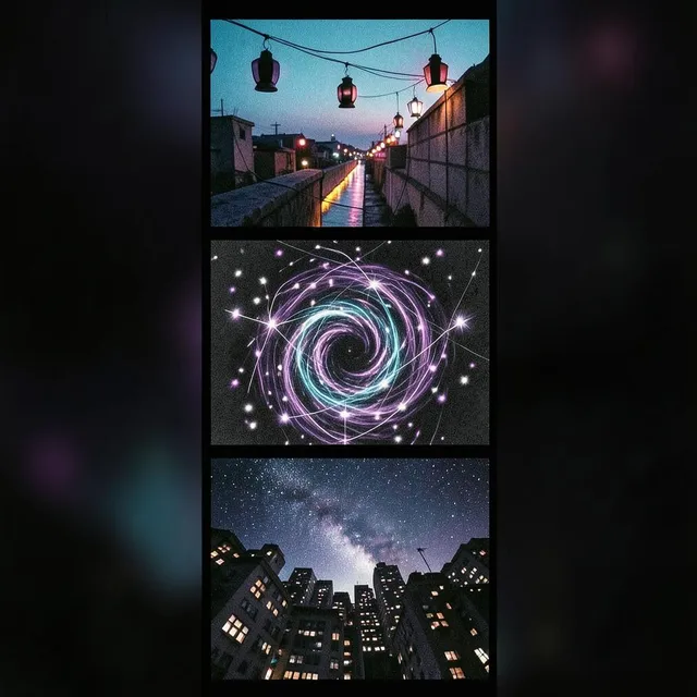 I'm caught in a lantern vertigo – The Starweavers, okładka