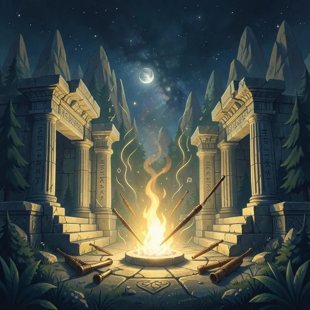 Temple of Broken Stars – Vinho Sombrio, okładka