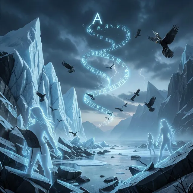 Echoes of the Nine Realms by Ivory Comet — Nordic Bass Dark cover art on WeavyAudio