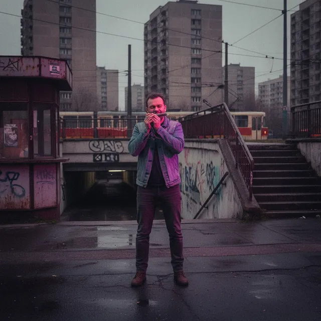 Między rdzą a neonem – Stara Zmiana, okładka