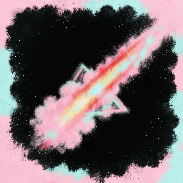Skyward in the dark – Comet & Prism, okładka
